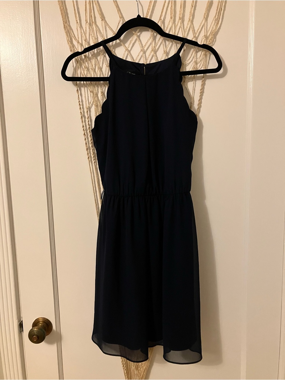BCX Navy Halter Dress